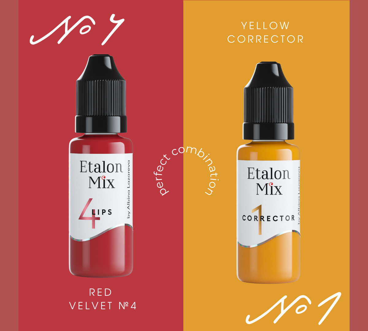 PIGMENTO TRUCCO PERMANENTE LABBRA ETALON MIX - 4 RED VELVET