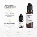 Etalon Mix Milk Chocolate Nº2 Marrone caldo aranciato – referenza Brows Hybrid per sopracciglia PMU – dettaglio 4