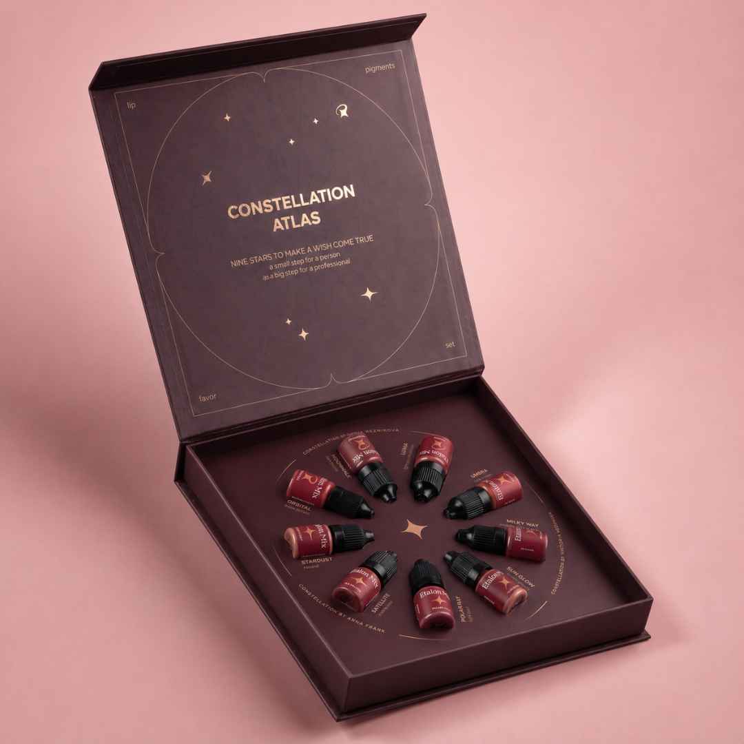 Palette Favor Etalon Mix con Favor Lip Set e tonalità correlate