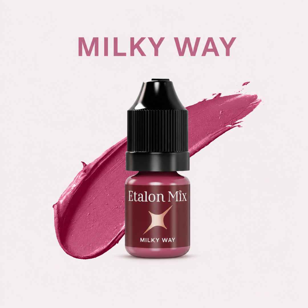 Etalon Mix Favor Lip Set – dettaglio palette nude, rosa, berry, viola e marroni per labbra PMU