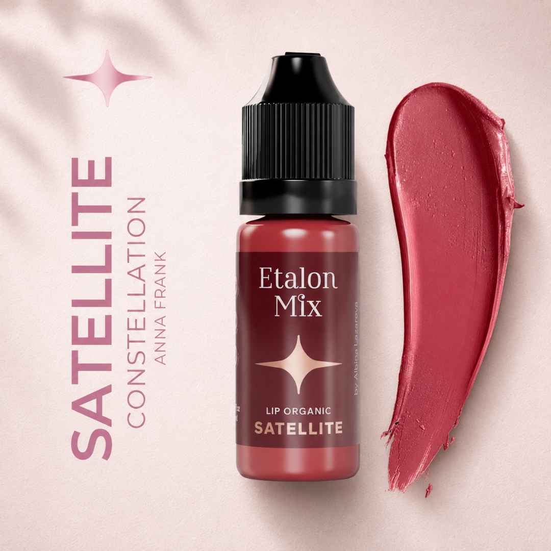 Etalon Mix Satellite – dettaglio bordeaux freddo per labbra PMU