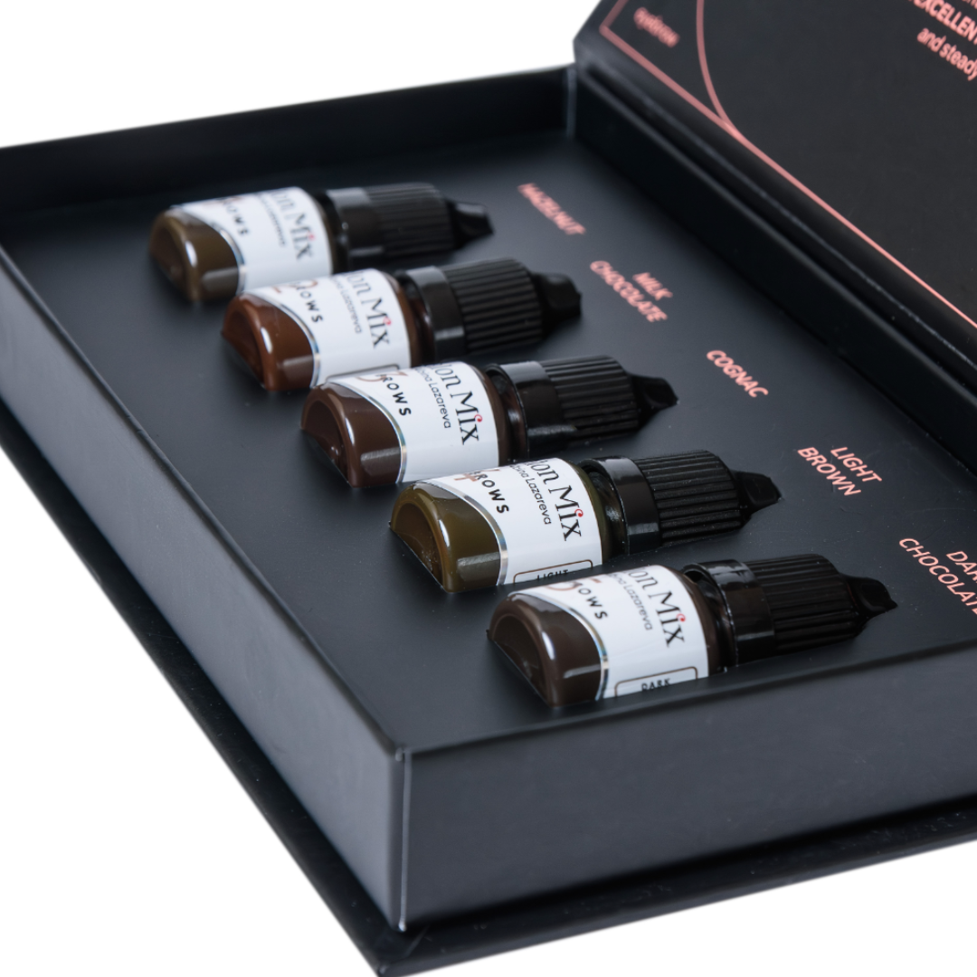 Etalon Mix Brows Hybrid Set immagine rappresentativa dei set pigmenti sopracciglia PMU