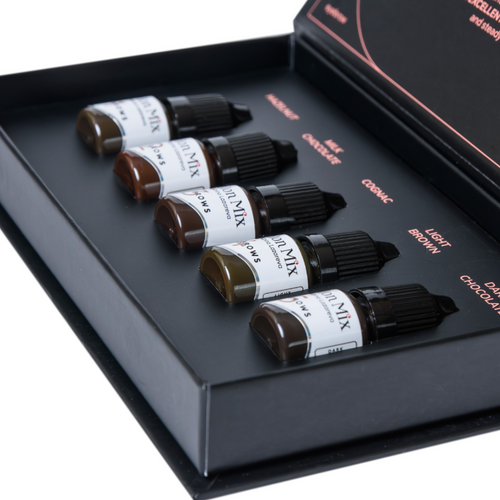 Palette Brows Etalon Mix con Etalon Mix Set Sopracciglia Ibrido e tonalità correlate