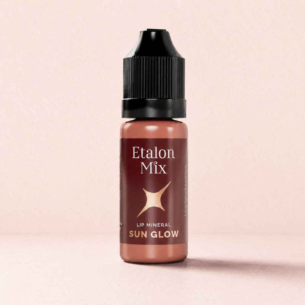 Etalon Mix Sun Glow – pigmento rosso caldo chiaro per labbra PMU