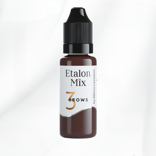 Etalon Mix Etalon Mix Hybrid Brows Trio – dettaglio palette coordinata per sopracciglia PMU