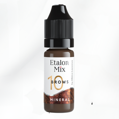 Etalon Mix Mineral Series Arabica Nº10 pigmento Marrone grigio-bruno freddo per sopracciglia PMU