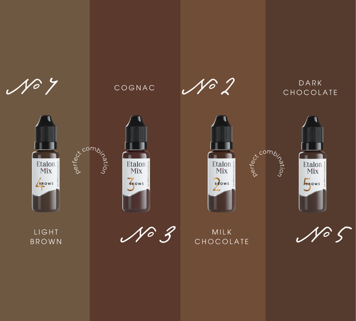Etalon Mix 5 Dark Chocolate - Ibrido - PMU TREND SHOP
