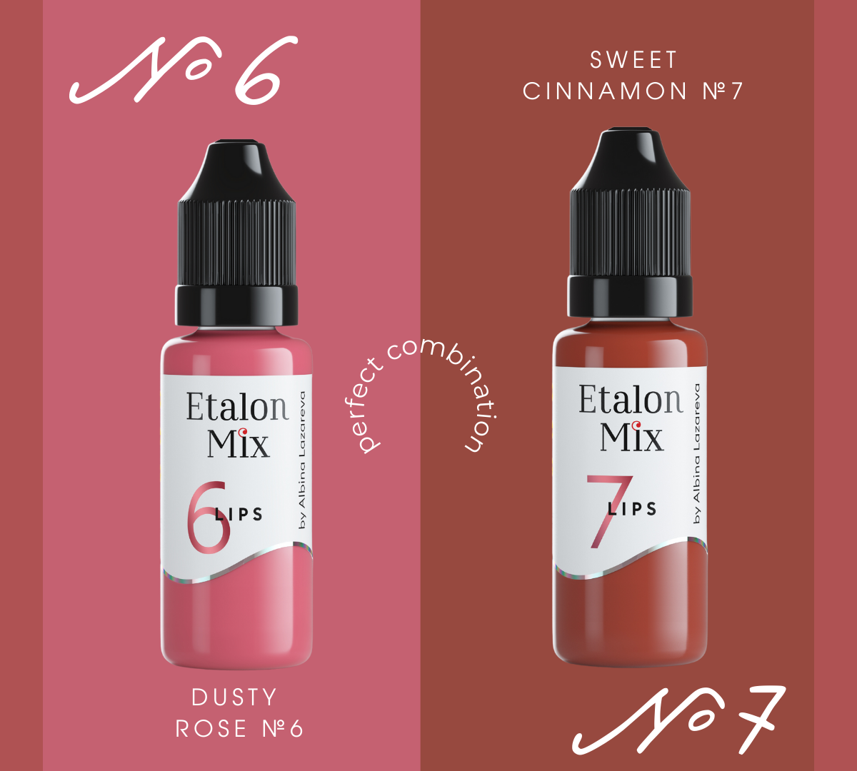 PIGMENTO TRUCCO PERMANENTE LABBRA ETALON MIX - 7 SWEET CINNAMON - PMU TREND SHOP