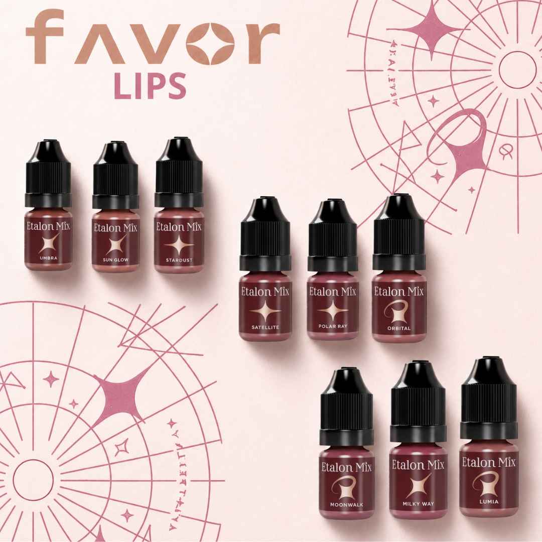 Palette Favor Etalon Mix con Moonwalk e tonalità correlate
