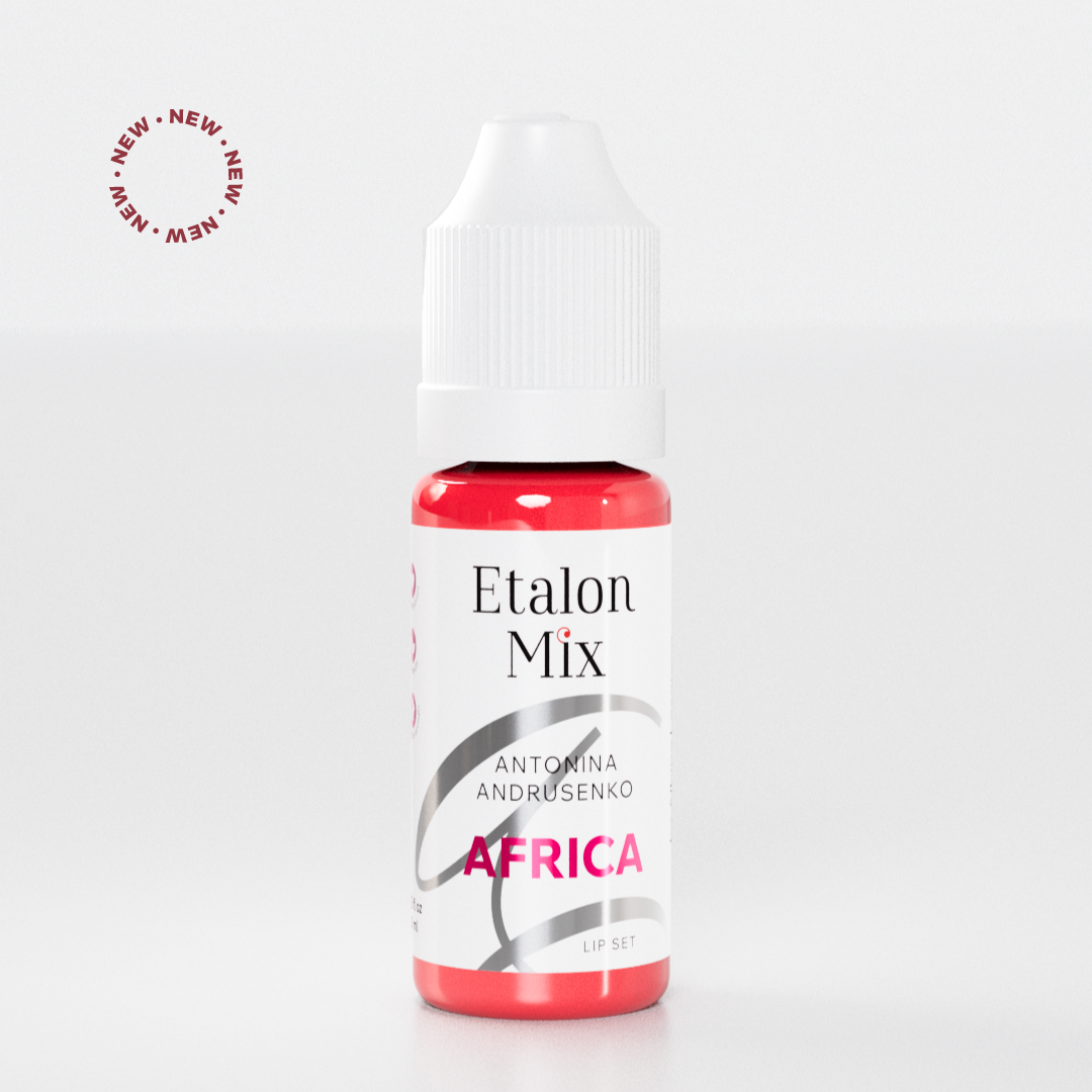 Etalon Mix Light Series Africa pigmento rosso scarlatto brillante per labbra PMU