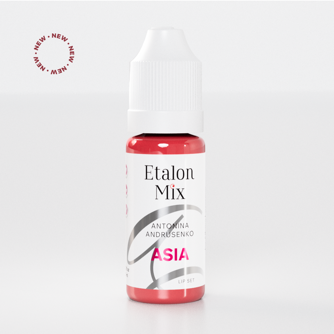 Etalon Mix Light Series Asia pigmento rosa floreale neutro per labbra PMU