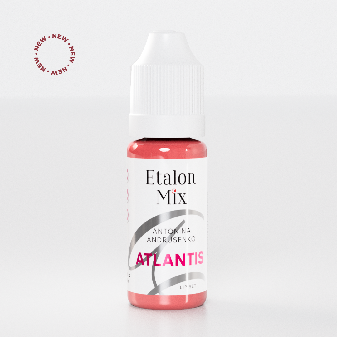 Etalon Mix Light Series Atlantis pigmento rosa beige chiaro neutro per labbra PMU