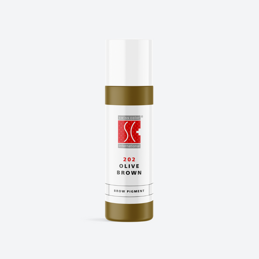 Pigmenti Trucco Permanente PMU Swiss Color Sopracciglia e correttore Olive Brown