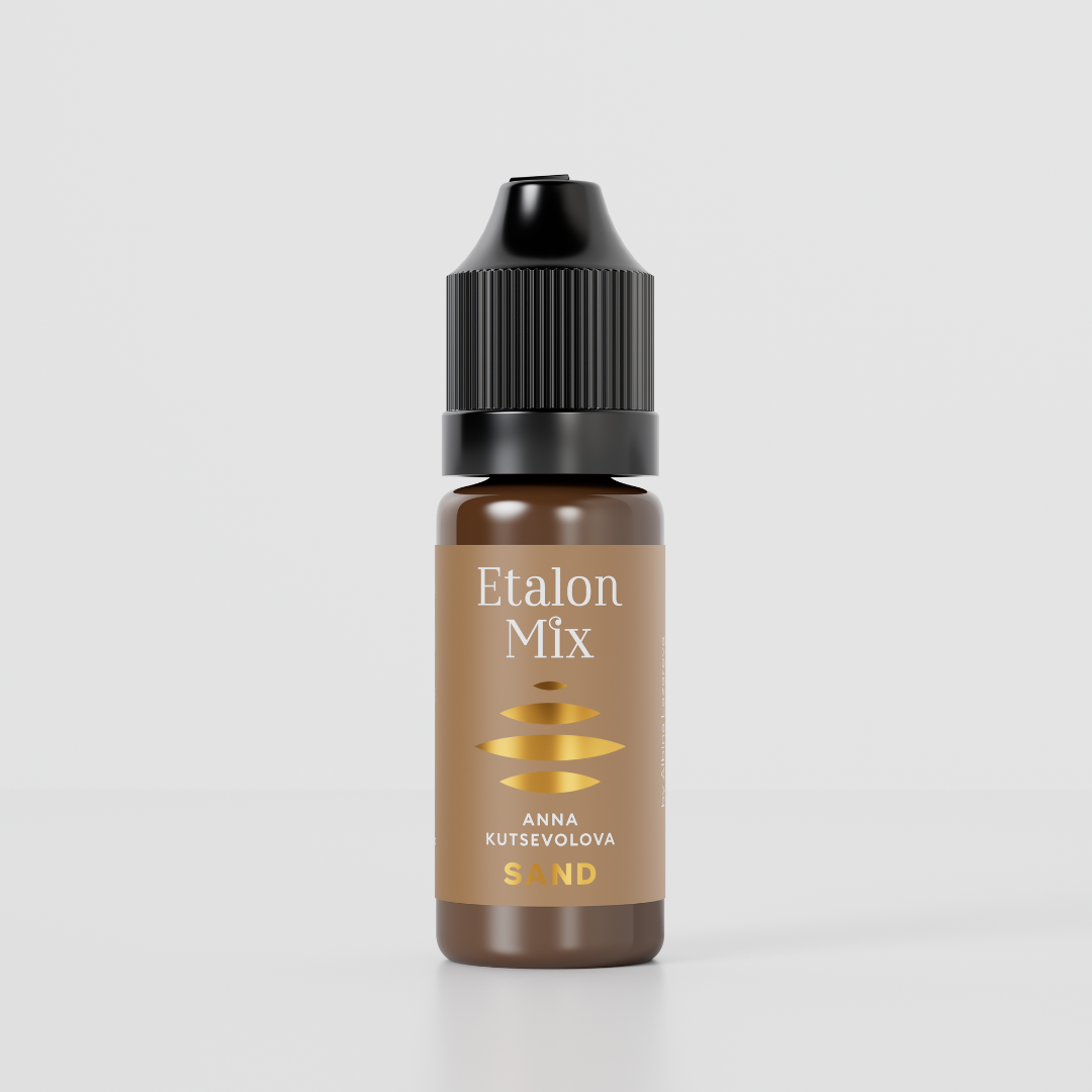Etalon Mix Hyper Realism Sand pigmento giallo-marrone chiaro per sopracciglia PMU