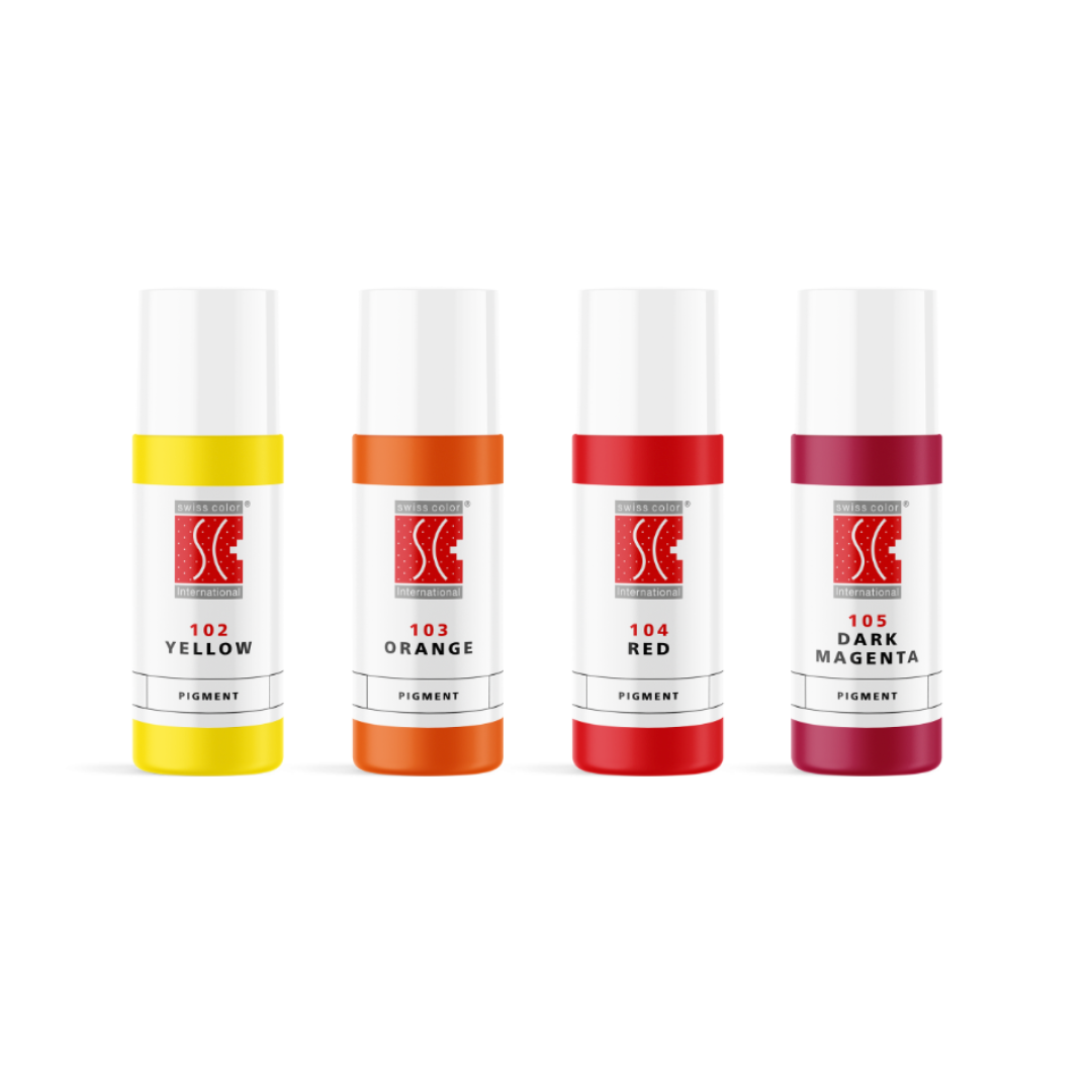swiss color pigmenti base set pmu trucco permanente
